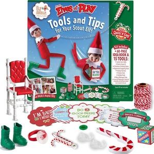 Elves at Play Tools and Tips 60 Page Idea Book & 15 Tools Elf on the Shelf New
